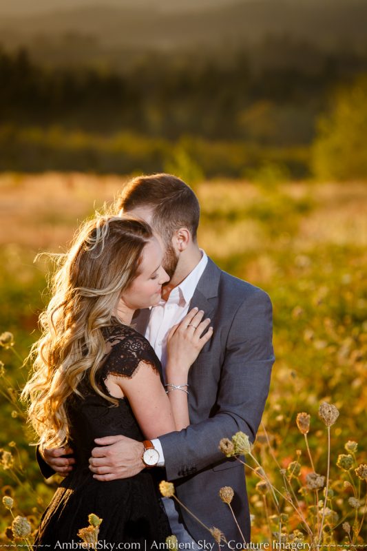 Portland Engagement Vineyard Photo