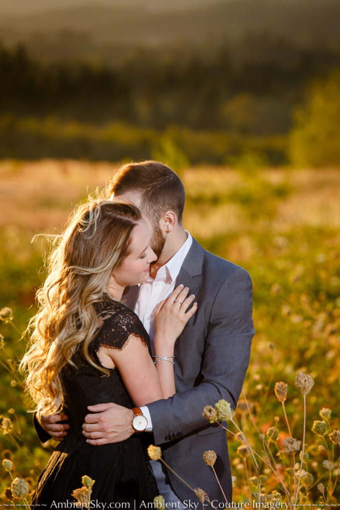 Portland Engagement Vineyard Photo