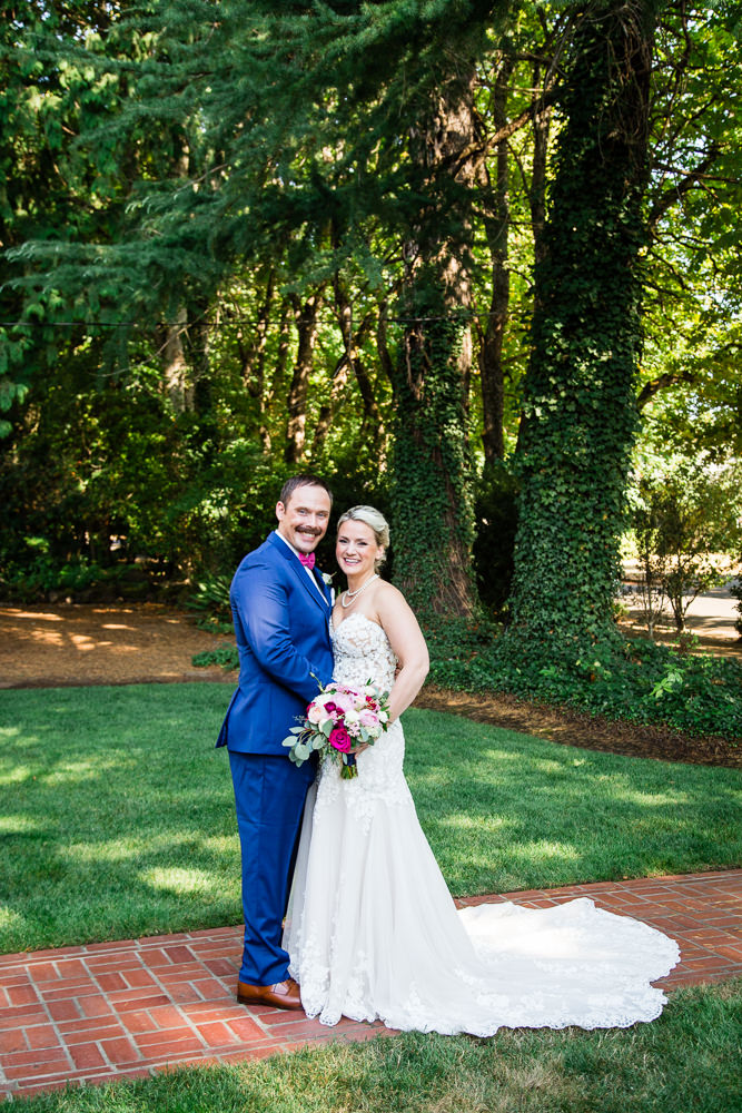 Gray Gables Portland Wedding Bride and Groom Portraits