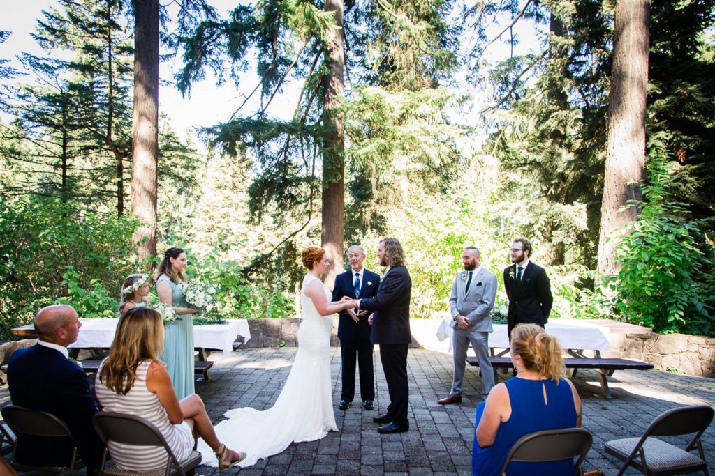 Hoyt Arboretum Wedding Ceremony