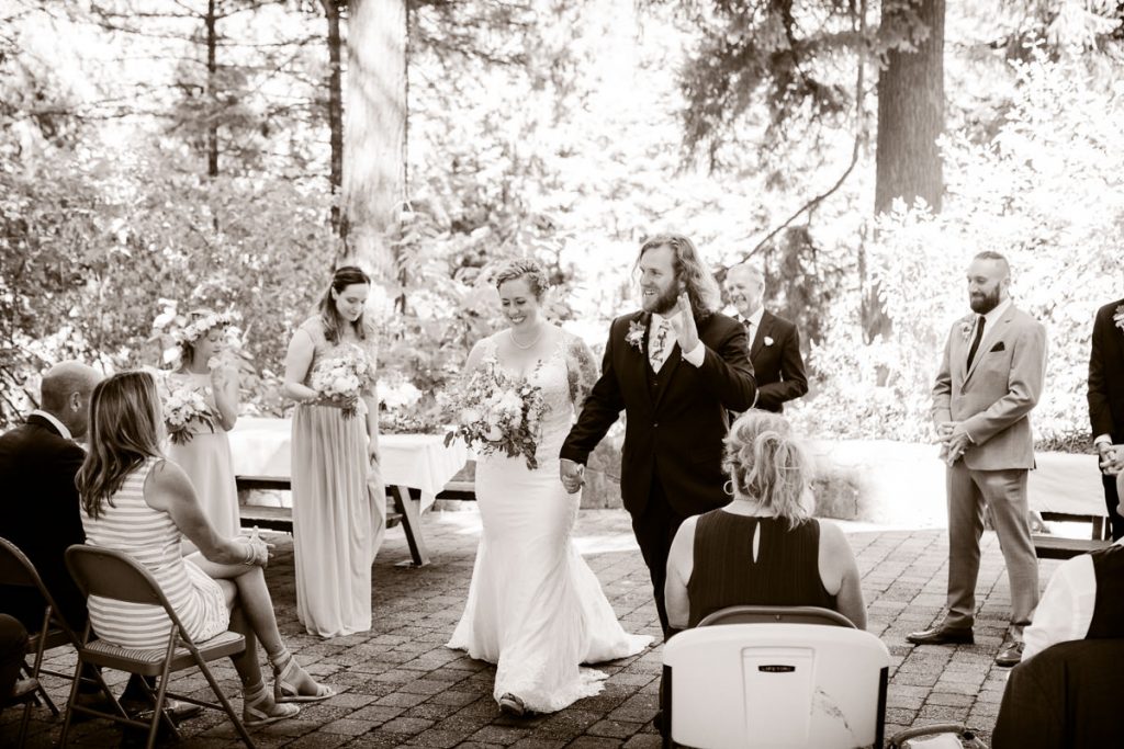 Hoyt Arboretum Wedding Ceremony
