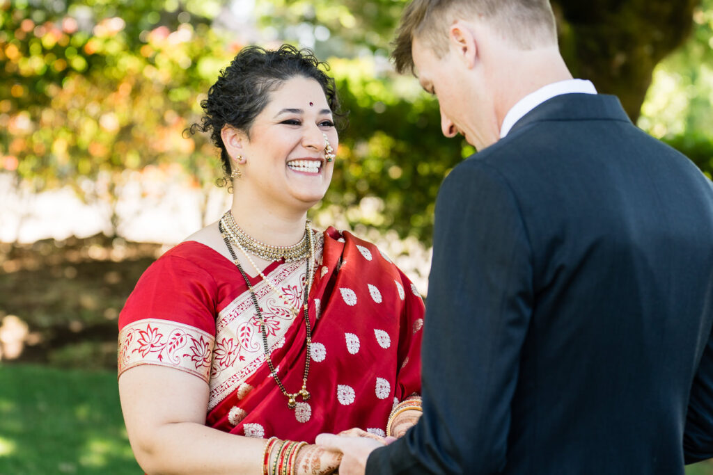 Abbey Road Farm Wedding Celebration Bride and Groom
