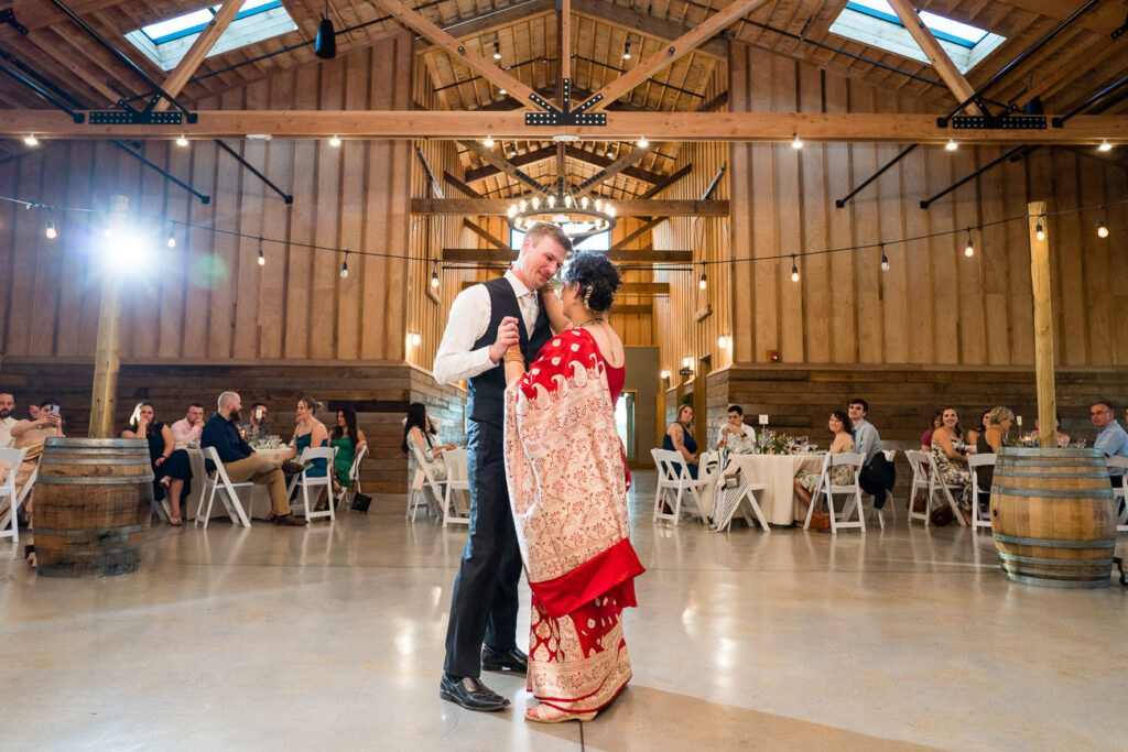 Abbey Road Farm Wedding Celebration First Dance