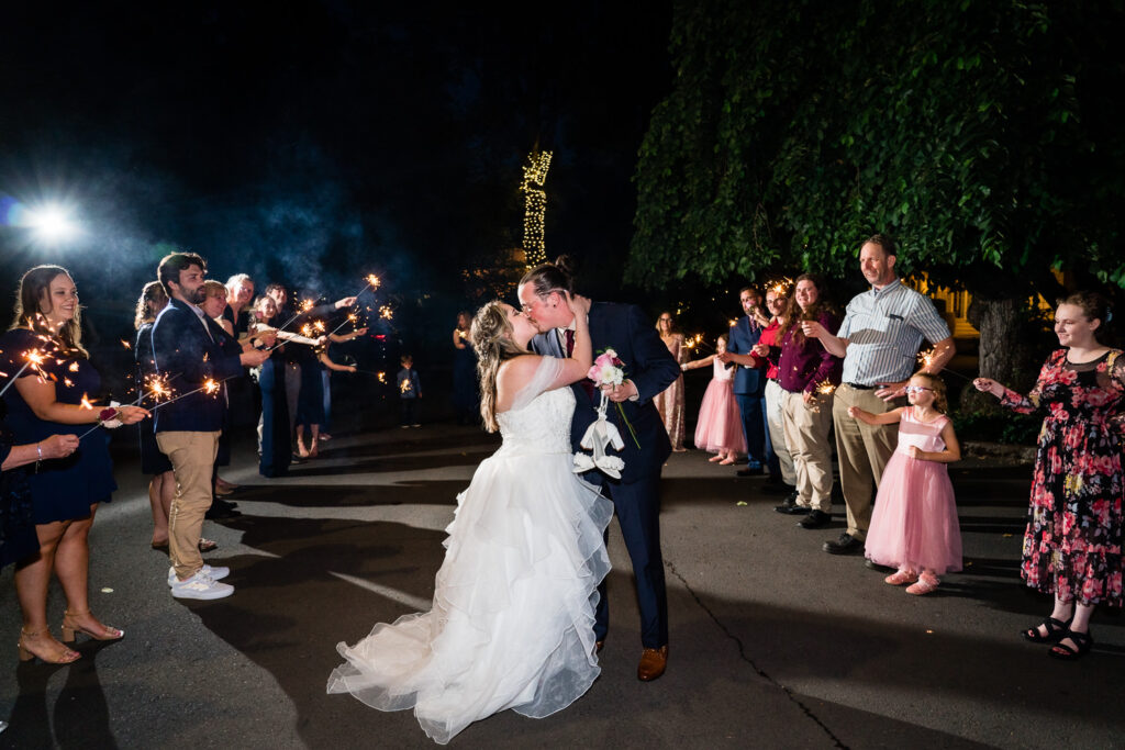 Gray Gables Weddings Sparkler Exit