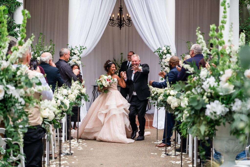 Gray Gables Wedding Photo Ceremony Exit