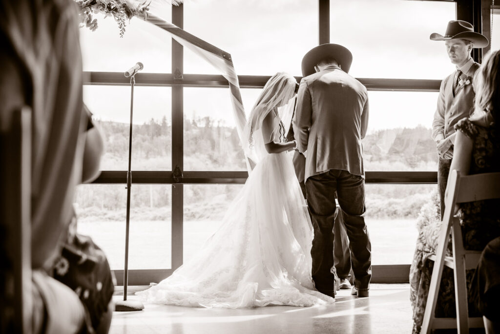 Spring Water Oasis Wedding Ceremony
