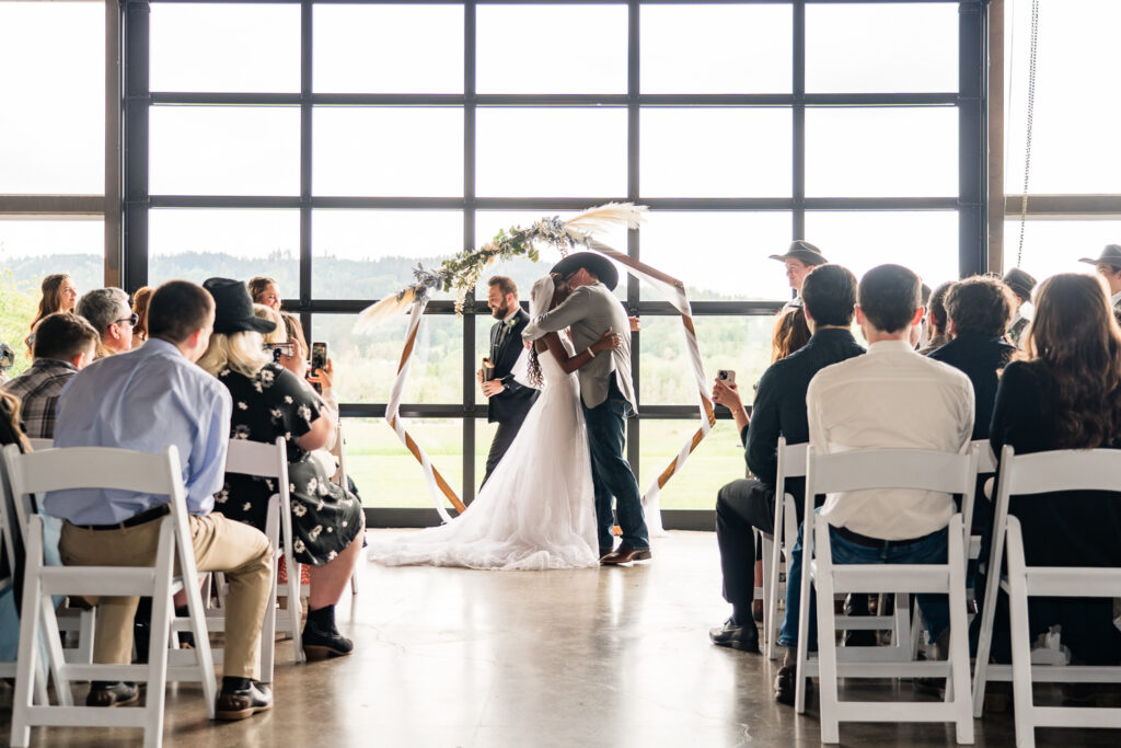 Spring Water Oasis Wedding Ceremony