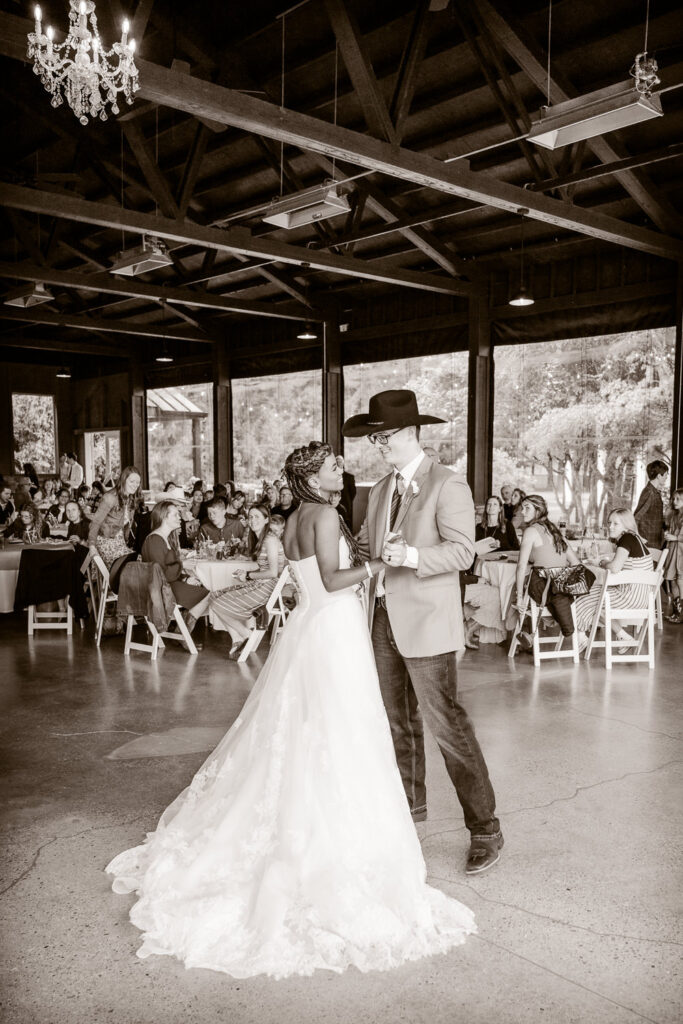 Spring Water Oasis Wedding Bride & Groom First Dance