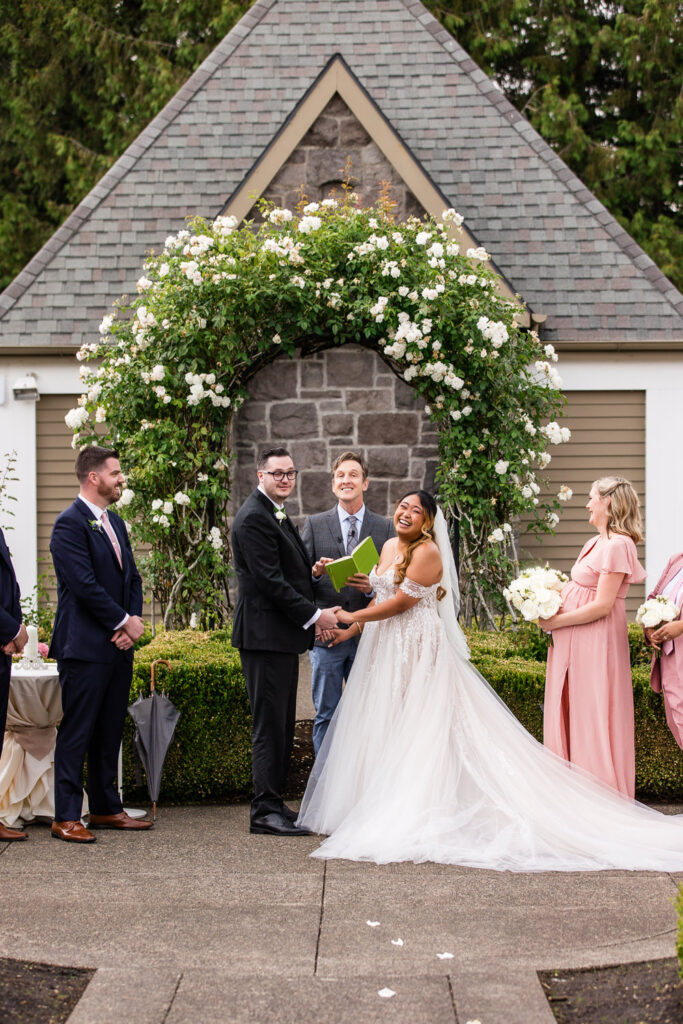 Oregon Golf Club Wedding Ceremony