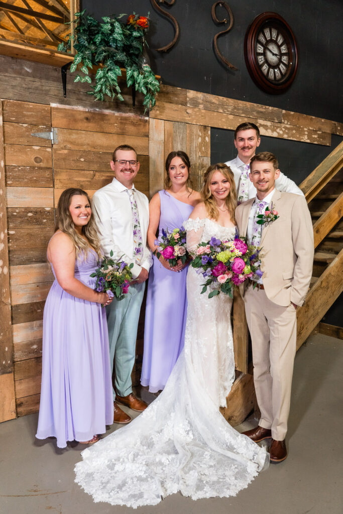 Lavender Owl Farm Wedding Wedding Party Portraits