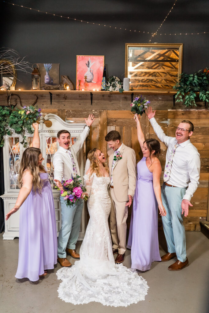 Lavender Owl Farm Wedding Wedding Party Portraits