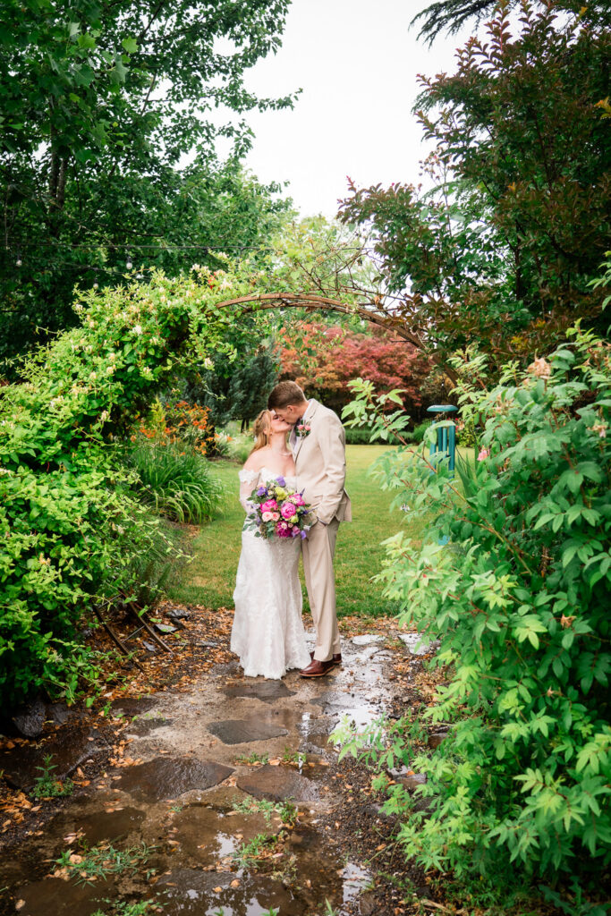 Lavender Owl Farm Wedding Bride & Groom Portraits