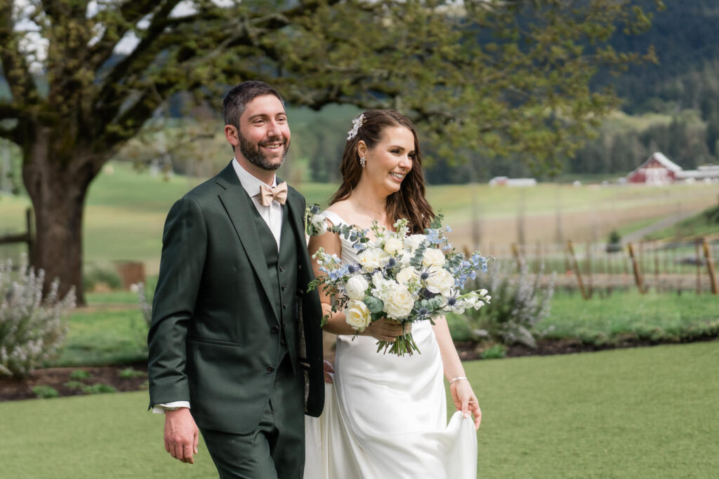 Abbey Road Farm Wedding Bride & Groom