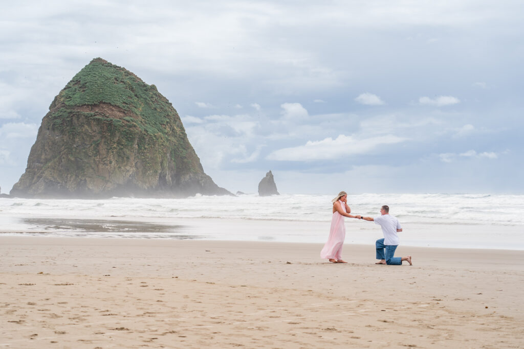 Cannon Beach Proposal Photos