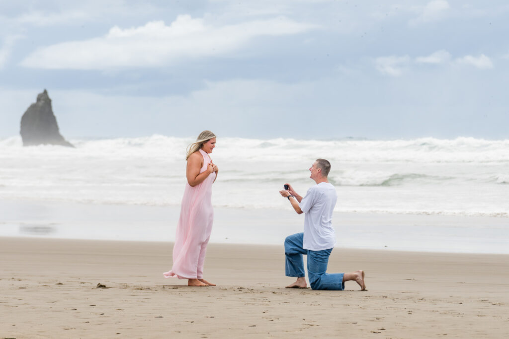 Cannon Beach Proposal Photos